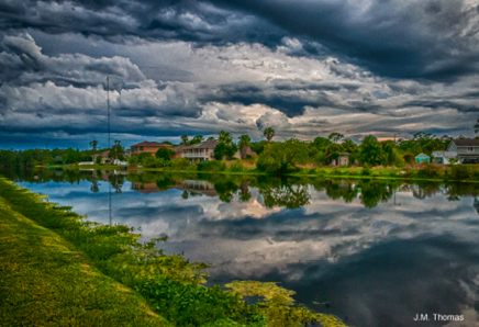 Storm Clouds Over The Canal